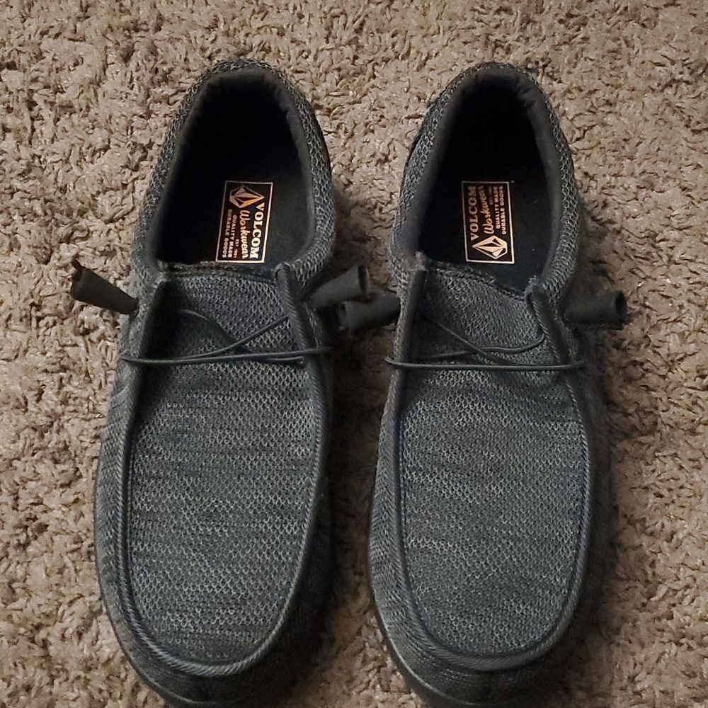 Volcom Gray work Slip-Ons  COMPOSITE TOE